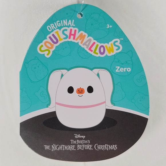 Squishmallow Zero Nightmare Before Christmas 12" UltraSoft Halloween Plush NWT - Picture 10 of 12